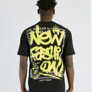Urban Graffiti T-Shirt with Neon Graphics